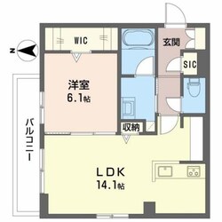 鴻池新田駅 徒歩4分 3階の物件間取画像